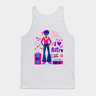 country music I love retro Tank Top